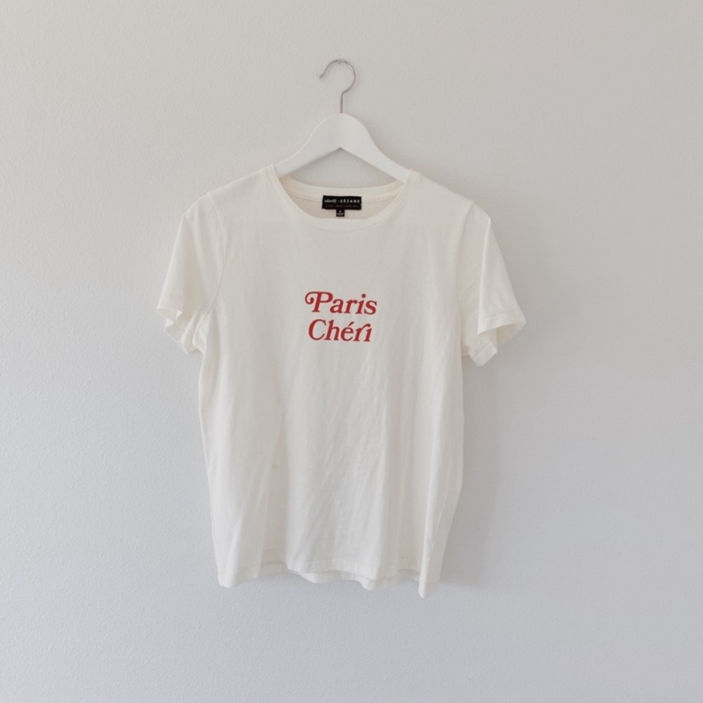 Madewell Paris Tee sz M